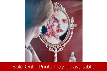 Puzzling Reflections Original Oil Painting